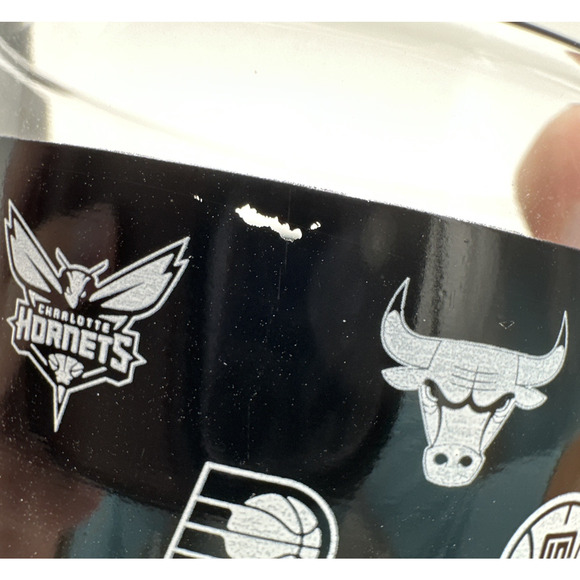 Jack Daniels NBA Old No 7 Official Partner Whiskey Glasses Set Of 2 Barware - Picture 12 of 12